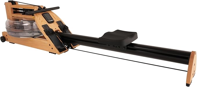 WaterRower Hybrid BLE Oak Rowing Machine with BLE Monitor | USA Made Water Rower | Original Handcrafted Erg Row Machine for Home Use & Gym