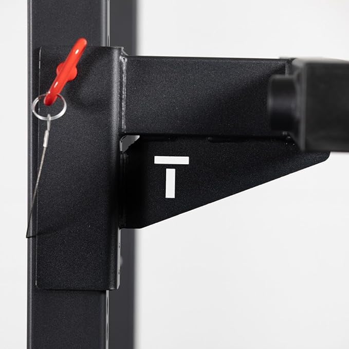 Titan Fitness Y-Dip Bar Fits T-3 Series Power Racks, Rack Mounted Dip Attachment, 500 LB Capacity, Dip Bar Station for Tricep Dips, Bodyweight Training, Calisthenics, Squat Rack