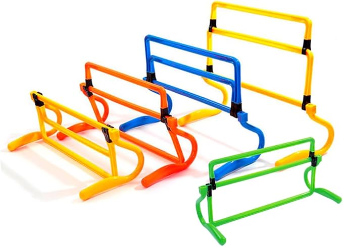Sports Ladder Sports Equipment Athletic Gear Hurdles for Kids Football Agility Exercise Hurdles Soccer Field Obastacles Training Equipment Multicolor Football Training Yellow