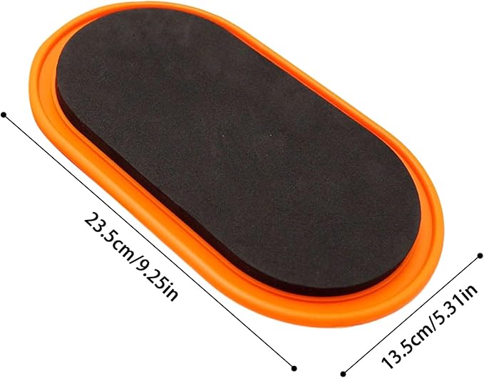Core Sliding Discs, Exercise Core Sliders, Sided Workout Sliders for Carpet, Floor Slider's for Exercise, Oval Shape Fitness Gliders Sliding Discs for Women Men Home Bedroom Floor Gym Indoor