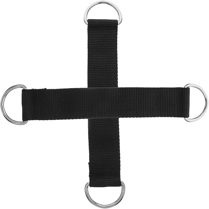 2pcs Pulley Hanging Straps Fitness DIY Swing Straps Black Pulley Rope Accessories for Strength Training and Gym Cable Attachments