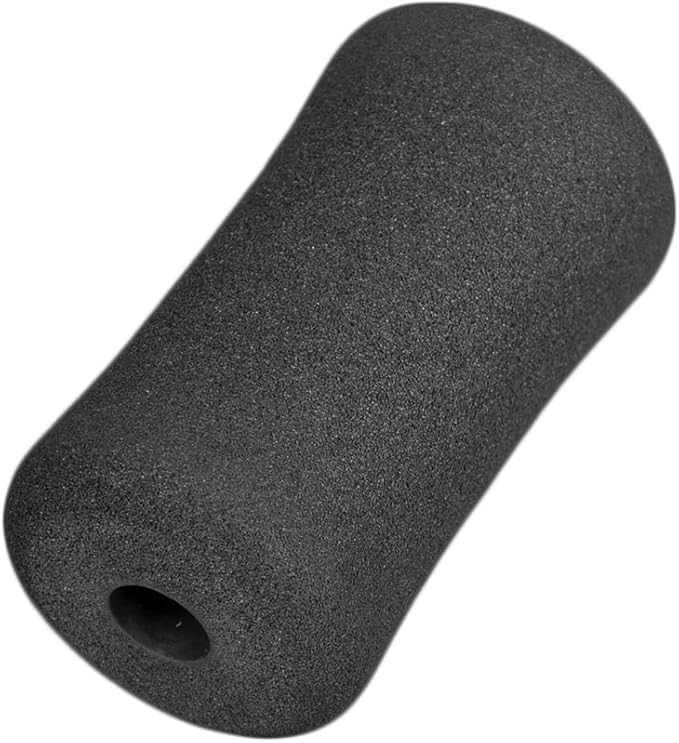 Foam Foot Pads Rollers Two Pair for Home Gym Exercise Machines Equipments Replacements with 1 Inch(2.5cm) Rod (Foam 5.71" X 2.95" Od X 0.87" Id)
