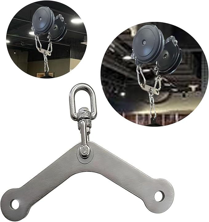 Yiju Pull Down Attachment Strength Training Stainless Steel Workout Fitness Equipment Attachment