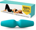 Back Roller for Back Pain Relief – Upgraded 100% Flexible Silicone That Wraps Around The Spine for Deeper Relief, Softer Than Hard Foam Rollers