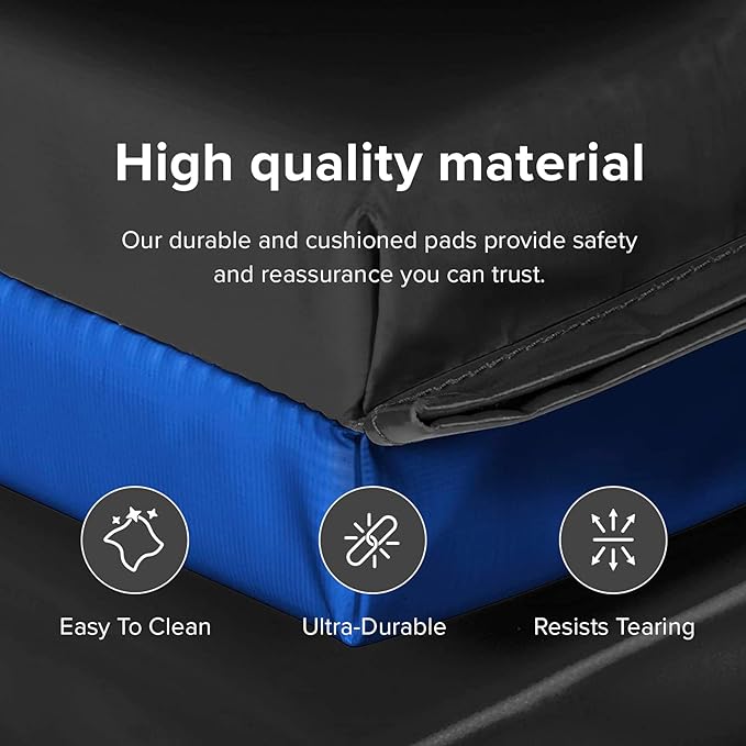 We Sell Mats - 4 ft x 8 ft x 2 in Premium Personal Fitness & Exercise Mat for Home Workout - Lightweight and Folds for Carrying – All Purpose Home Gym Mat – Thick Mat for Yoga, Pilates, Stretches