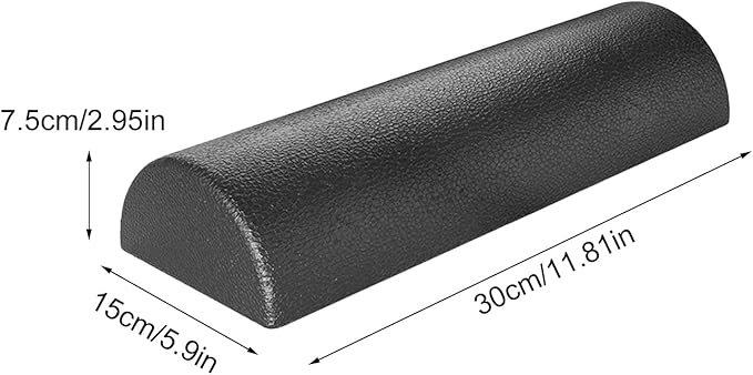 Physical Foam Roller - High Density Half Stretching Equipment,Full Body Foam Roller,for Home Gym Studio Pilates Fitness Workout Post-Sports Training Stretching