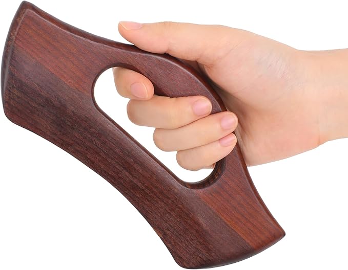 Lymphatic Drainage Massager, Wooden Body Gua Sha Tool Manual Muscle Scraper Tools Back Massage Relieve Muscle Fatigue, Body Gua Sha Paddle Anti Cellulite Tool for Women and Men