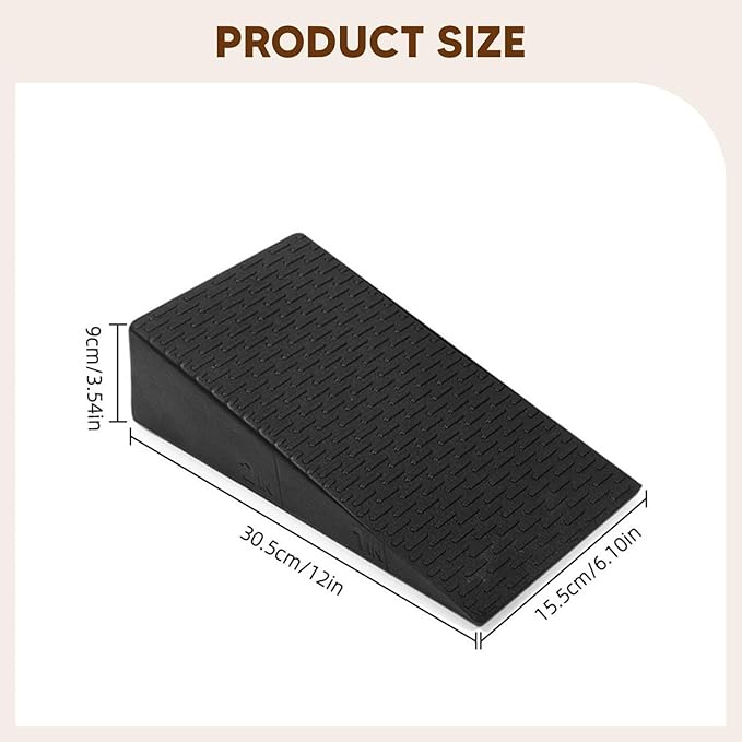 EVA Foam Yoga Wedge Block Anti Slip Exercise Bodybuilding Calf Raises Tight Calves Sports Squat Slant Board Calf Stretcher
