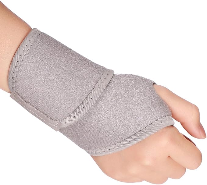 2pieces Wrist Brace Thumb Wrist Brace Adjustable Wrist Wrap for Fitness Badminton Basketball