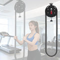 Resistance Trainer Machine, Endless Rope Trainer, 30KG/66LBS Max Adjustable Resistance, Suspension Endless Rope Pulley System, 4m Closed-Loop Nylon Rope, for Interval Resistance Training