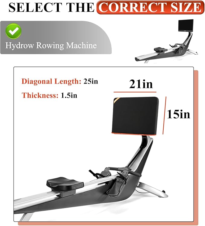 Neoprene Screen Cover for Hydrow Rowing Machine - Neoprene Monitor Cover with Super-Soft Velvet, Neoprene Screen Protector Compatible with Hydrow Rower Screen from Dust and Damage
