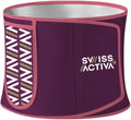 Swiss Activa+ Waist Trimmer -Waist Size 22-44in - Weight Loss Infinity Smart Weighted Hula Hoop for Women Purple