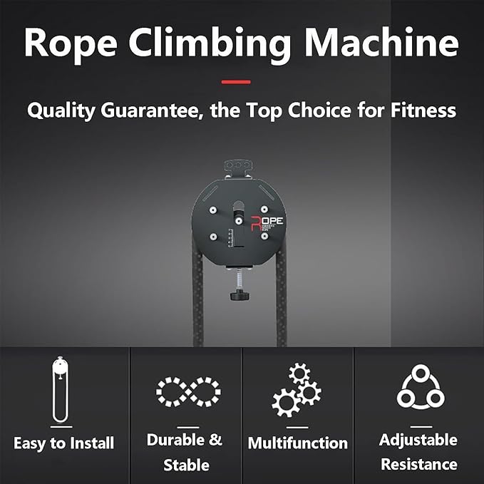 Endless Rope Trainer, Suspension Pulley Cable Machine with Adjustable Resistance, Pull Rope Fitness Training Equipment, for Physical Training