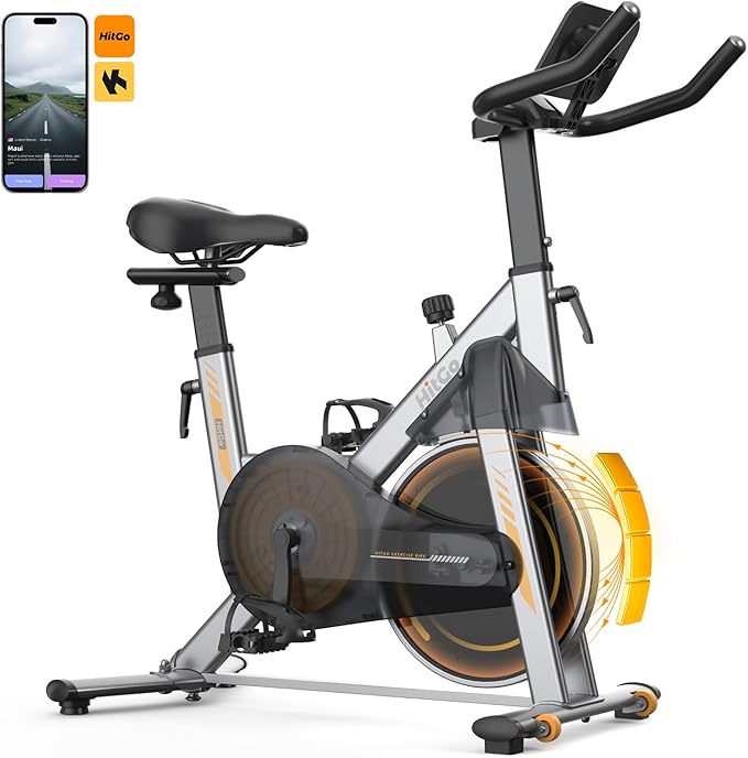 Office Exercise Bike Desk Chair,330 lbs Heavy Duty Under Desk Bike with 9-Level Height Adjustable Seat 24.4"-33.8",8-Level Resistance & Rolling Wheels,Quiet Fitness Chair for Home Office