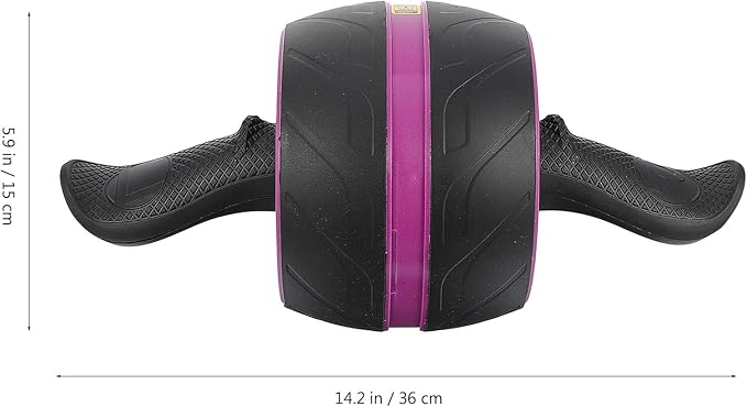 BESPORTBLE Automatic Rebound Ab Roller Wheel for Core Workout with Wide Non-slip Handles Silent Fitness Equipment for Home Gym Strength Training Suitable for Men and Women
