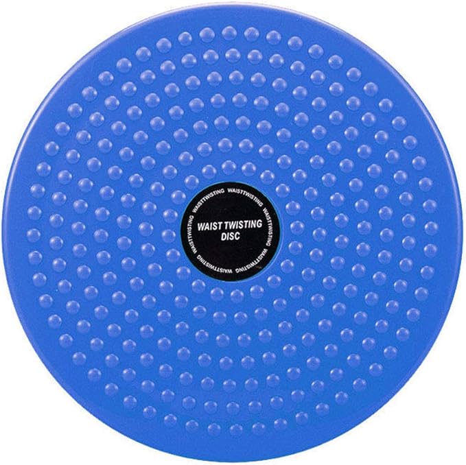 Twisting Waist Disc, Body Shaping Twisting Waist Machine Rotating Board Female Twister Exercise Sports Equipment Aerobic Exercise Foot Massage (Blue)