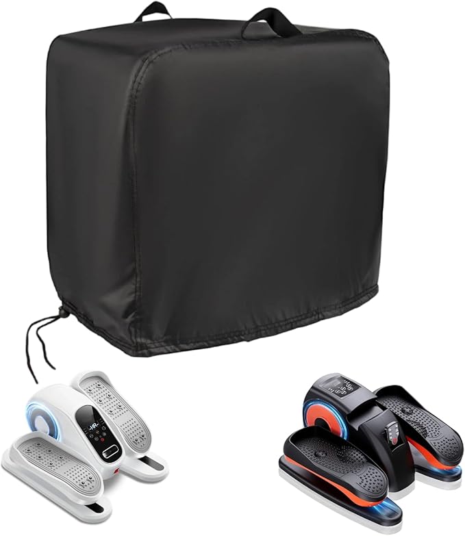 Under Desk Elliptical Machine Cover for Seniors, Waterproof Ellipse Leg Exerciser Cover at Home,Heavy Duty Portable Seated Pedal Exerciser Covers, 18"x 14"x16"