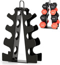 Dumbbell Rack Stand Only,Small Weight Rack,4Tier Compact A-Frame Dumbbell Rack With Handle,Weight Holders For Free Weights,Weight Tree Rack For Women Home Gym(Dumbbells not included)