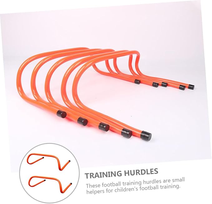 2pcs Plastic Agility Hurdles 15cm Speed Training Equipment for Soccer Football Running Agility Workout