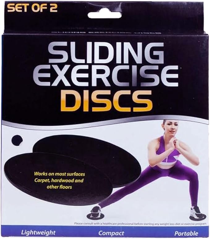 Sliding Exercise Discs Tone or Strengthen for Core and AB Workout Sliders Sport Full Body Workout