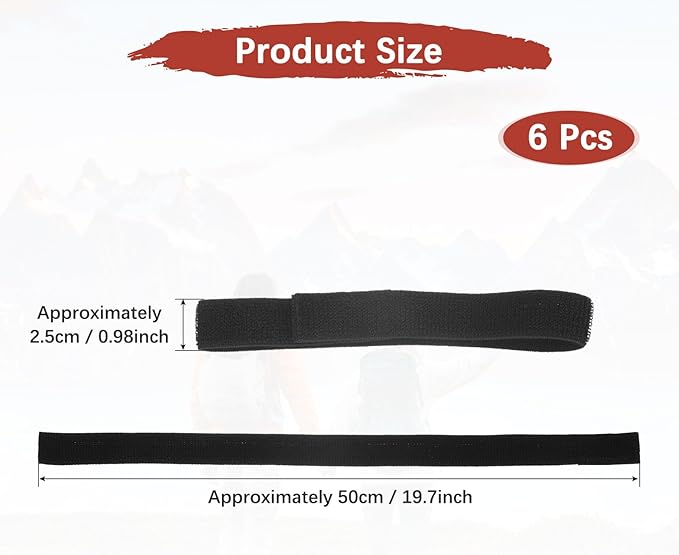 Boot Straps for Cowboy Boots - Cycling Safety Bind Pant Bands Use for Cycling & Jogging, & Camping - Adjustable Elastic Bike Ankle Leg Straps