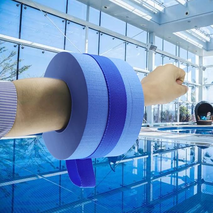 Water Aerobics Float Ring/Belt to Workout Ankles Arms for Swim Fitness Training (Set of 2)