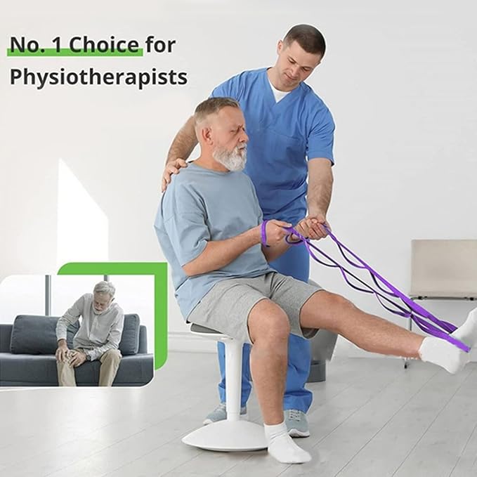 Pilates Stretching Strap with Loop Stretch for Physical Therapies Not-Elastic Exercise for Pilate Dance Stretching Yoga Strap