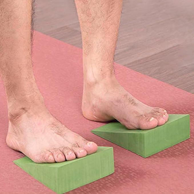 Yoga Wedge Block – Foam Slant Board, Professional Incline Pad | Calf and Ankle Stretching Tool, Knee Support for Pilates Balance, Back Relief Aid for Foot Flexibility, Leg Routine