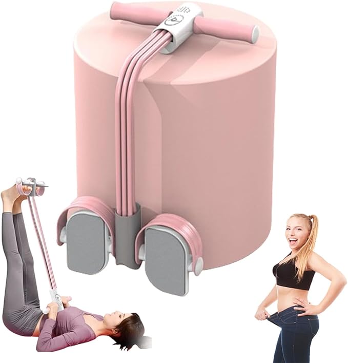 Manual Tension Training Pedal,Pedal De Resistencia De 6 Tubos,Home Gym Arm and Waist Training Pedals Band,21 Fitness Tension Rope -6 Tube Pedals Ankle Puller,for Home Gym Exercise