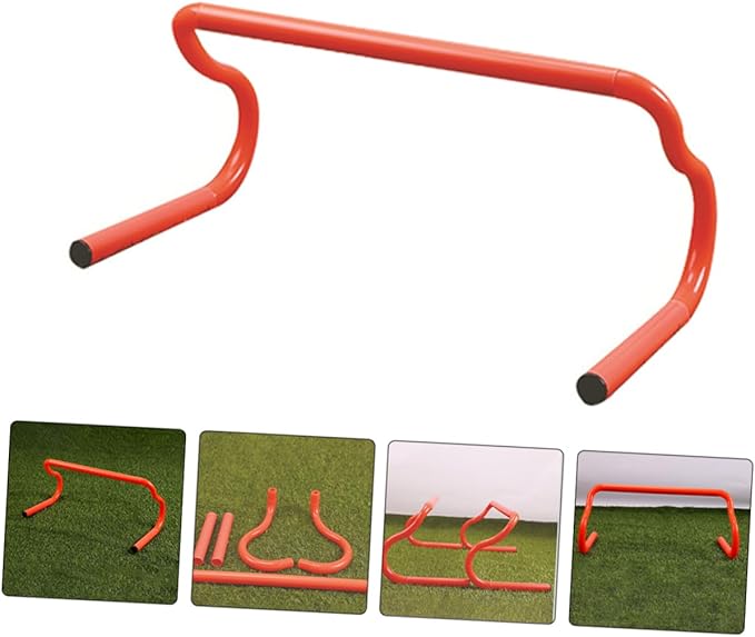 3pcs Agility Hurdles Set Lightweight Portable Speed Training Equipment for Soccer Basketball and Dog Agility Durable Adjustable Height Compact Design for Easy Storage and Transport