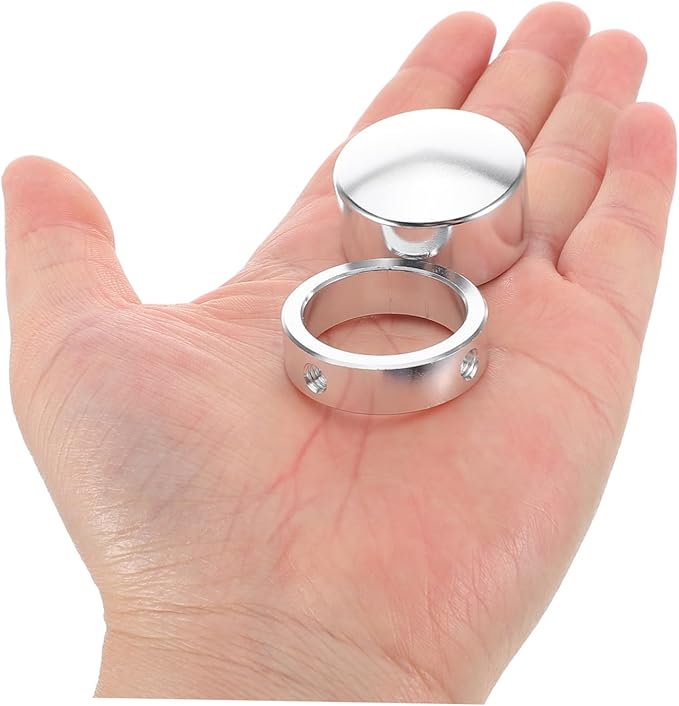 balacoo Lightweight Aluminum Alloy Fitness Handle End Cap Easy to Install Durable End Cover for Strength Training Equipment Compatible with Tubing Set