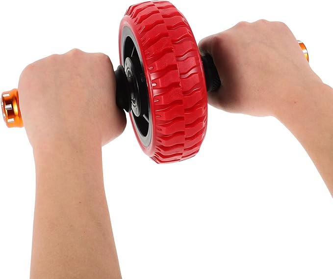 TOYANDONA Ab Roller Wheel Core Workout Roller for Abdominal Strength Training, Small Portable Abs Wheel Exerciser with Multi-function Resistance, Home Fitness Equipment for Full Body Workout