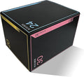 3-in-1 Dense Foam Plyometric Jump Box,30"x24"x20"-24"x20"x16"-20"x18"x16"Non-Slip Box Jumps for Home Gym,Exercise Foam Plyo Box for Fitness Training-Step-Ups,Split Squats,Dips,Box Jump Cube
