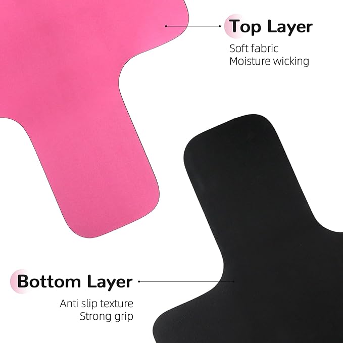 Non Slip Pilates Reformer Mat, Soft Suede Velvet Pilates Towel Mat, Pilates Mat with Multiple Equipment, Lightweight and Foldable, Sweat Wicking and Quick Drying, For Yoga and Fitness (Pink)
