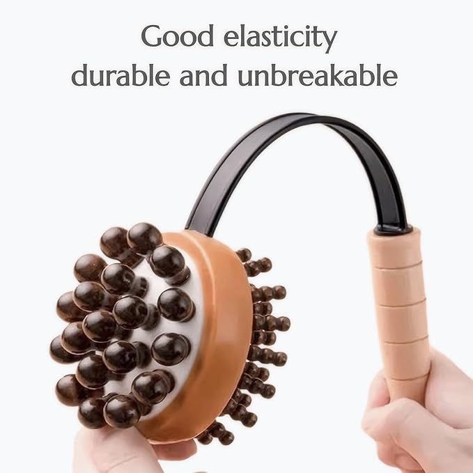 Massage Hammer, Meridians Back Knock Massager, Double Head Back Scratcher Percussion Massager, Manual Massage Hammer for Neck, Leg, Waist
