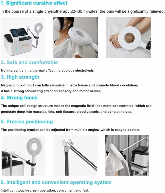 Magnetic Therapy Device Physical Therapy Equipment Pain Relief electromagnetic Magnetic Super Transduction Device