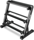 BEKING 3 Tier Dumbbell Rack,1000LB Capacity Weight Storage Rack for Home Gym Fitness,Multifunctional Free Weight Organizer Stand for Dumbbells, Kettlebells,Compact Design Save Floor Space