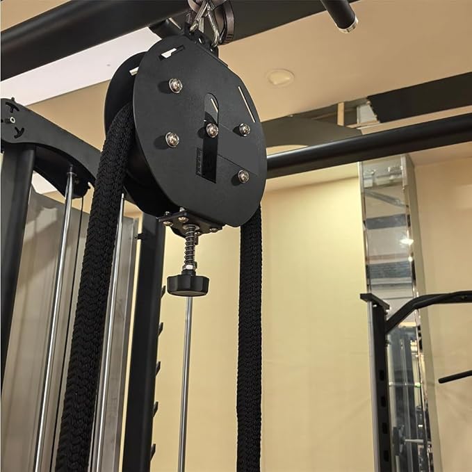 Endless Rope Trainer – Suspension Pulley System with 14ft Closed-Loop Nylon Rope & Adjustable Resistance for Home Gym HIIT and Interval Training