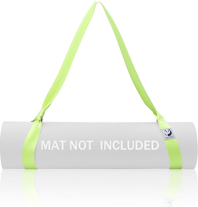 Slim Panda Yoga Mat Straps for Carrying, Adjustable Yoga Mat Carrier Sling Fits All Mats(Mat Not Included)