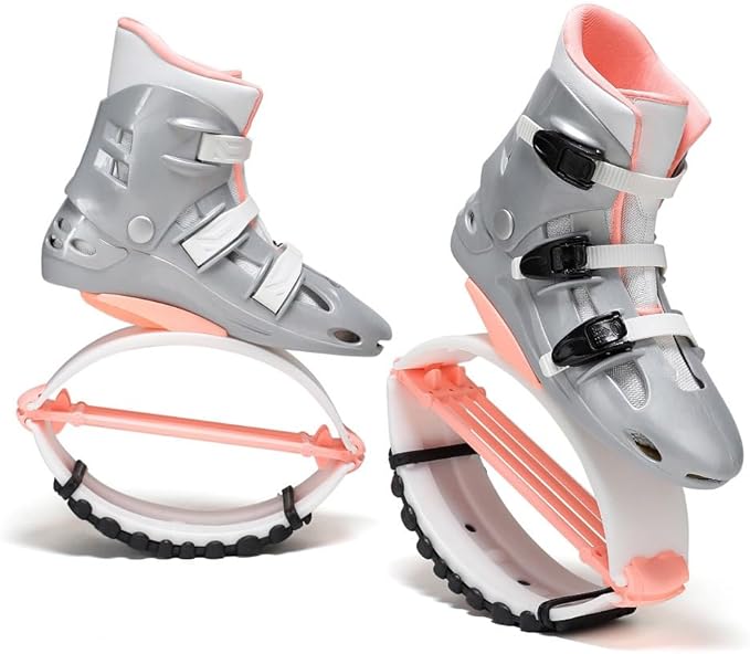 Kangaroo Jump Shoes for Women & Men – Adult Moon Shoes with 4 Springs, Low-Impact Fitness Jumping Boots for Exercise, Weight Loss, Cardio