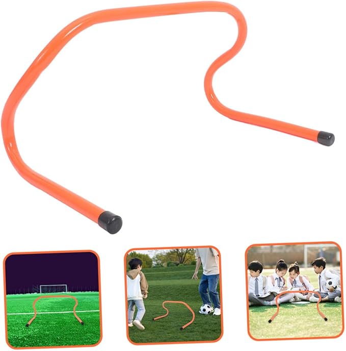 3pcs Agility Hurdles 15cm Plastic Speed Training Equipment for Soccer Football Track Running Drills and Youth Athletic Training