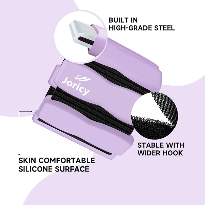 Wrist Ankle Weights for Women Men, Leg Arm Wrist Weights Bangles 1lb*2 1.5lb*2 2lb*2Wearable Weights Pilates Weighted Bracelet for Strength Training Walking Swimming Exercises Yoga Physical Therapy