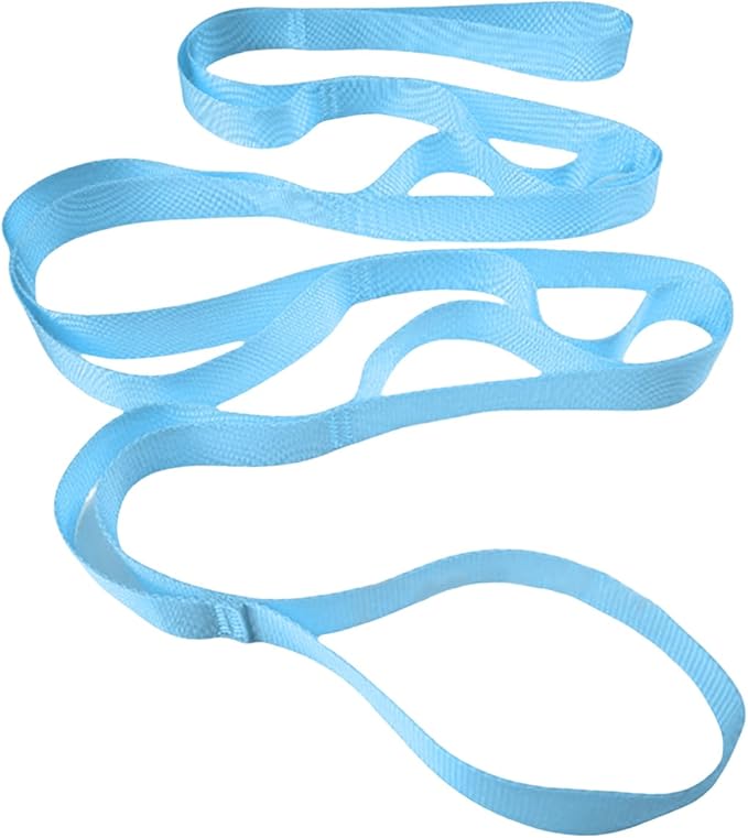 10 Loop Not-Elastic Pilate Stretch Band Stretching Strap Pilate for Home Exercise Workout Pilates and Gymnastics Stretching Yoga