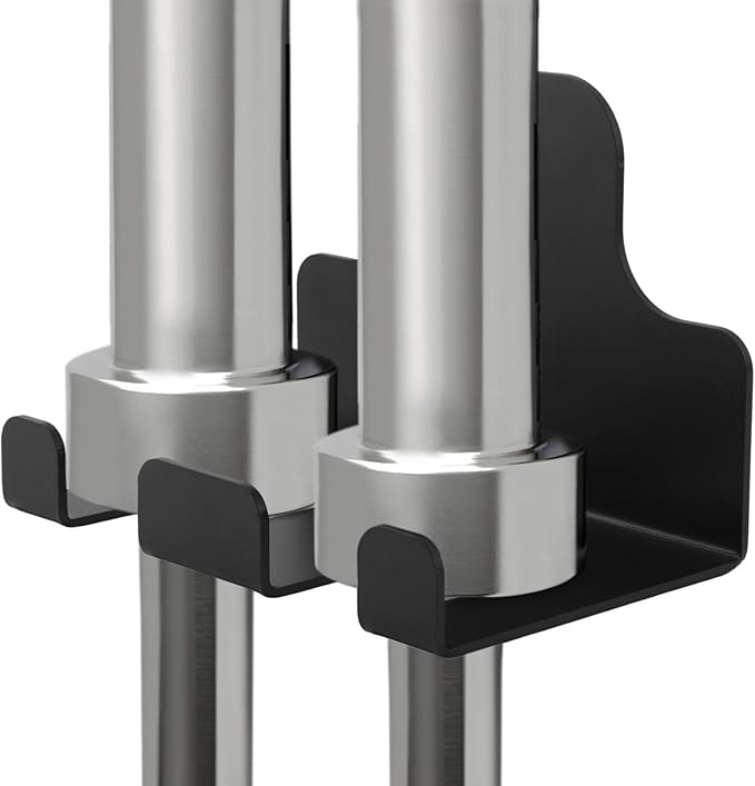 Barbell Wall Holder, Garage Gym Bar Wall Rack, Vertical Barbell Mount Rack, Space Saving Commercial or Home Gym Accessory,Holds Under 30mm Bar Size