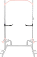 Sunny Health & Fitness Power Cage Squat Rack Upgrade Attachments, Dip Bar, Plate Bar Holder, Belt Squat, J Hook, Lat, Adapter, U Ring, Pull Up Bar, Landmine, Captain's Chair, Tricep Rope For Home Gym