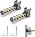 Stainless Steel Sleeve Weight Plate Holder for Power Rack – Choose 2×2 or 3×3 Uprights – Fits 5/8" to 1" Holes – 300lbs Capacity, Heavy-Duty Steel Peg with Stainless Cover, Pair