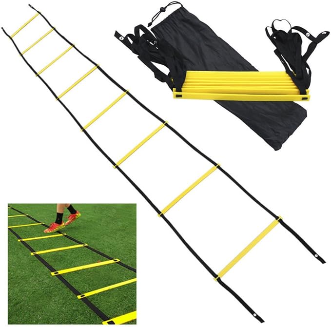 Agility Ladder, Speed Ladders for Soccer Football Speed Agility Training, MultiChoice 8 Rung by SHG