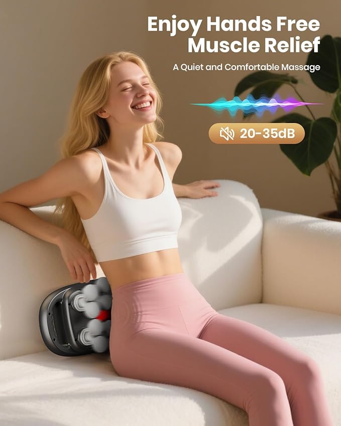 16-Head Massage Gun, Deep Tissue Back Massager with 99 Adjustable Intensities & 9 Modes, Electric Percussion Massager, Gun Tool for Back/Shoulders/Legs/Arms/Neck (16 Head)