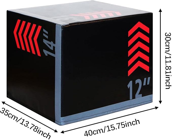 Jumping Exercise Box Box 30x35x40cm Versatile High Density Jumping Exercise Equipment Strength Training for Workout