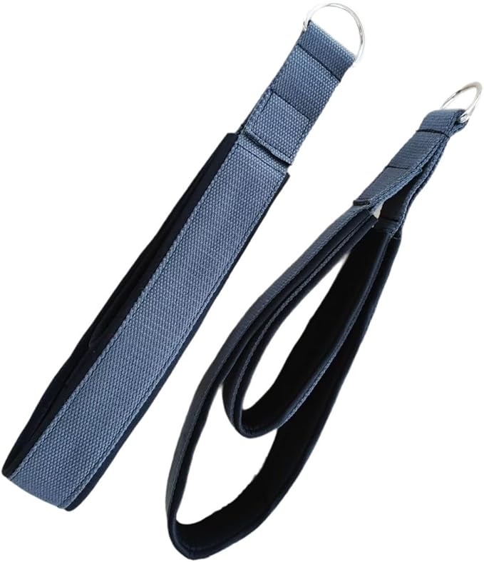 Pilates Double Loop Straps,Exercise Pilates Equipment,Comfortable 1 Pair Double Loops Foot and Hand Straps for Studio,Workout